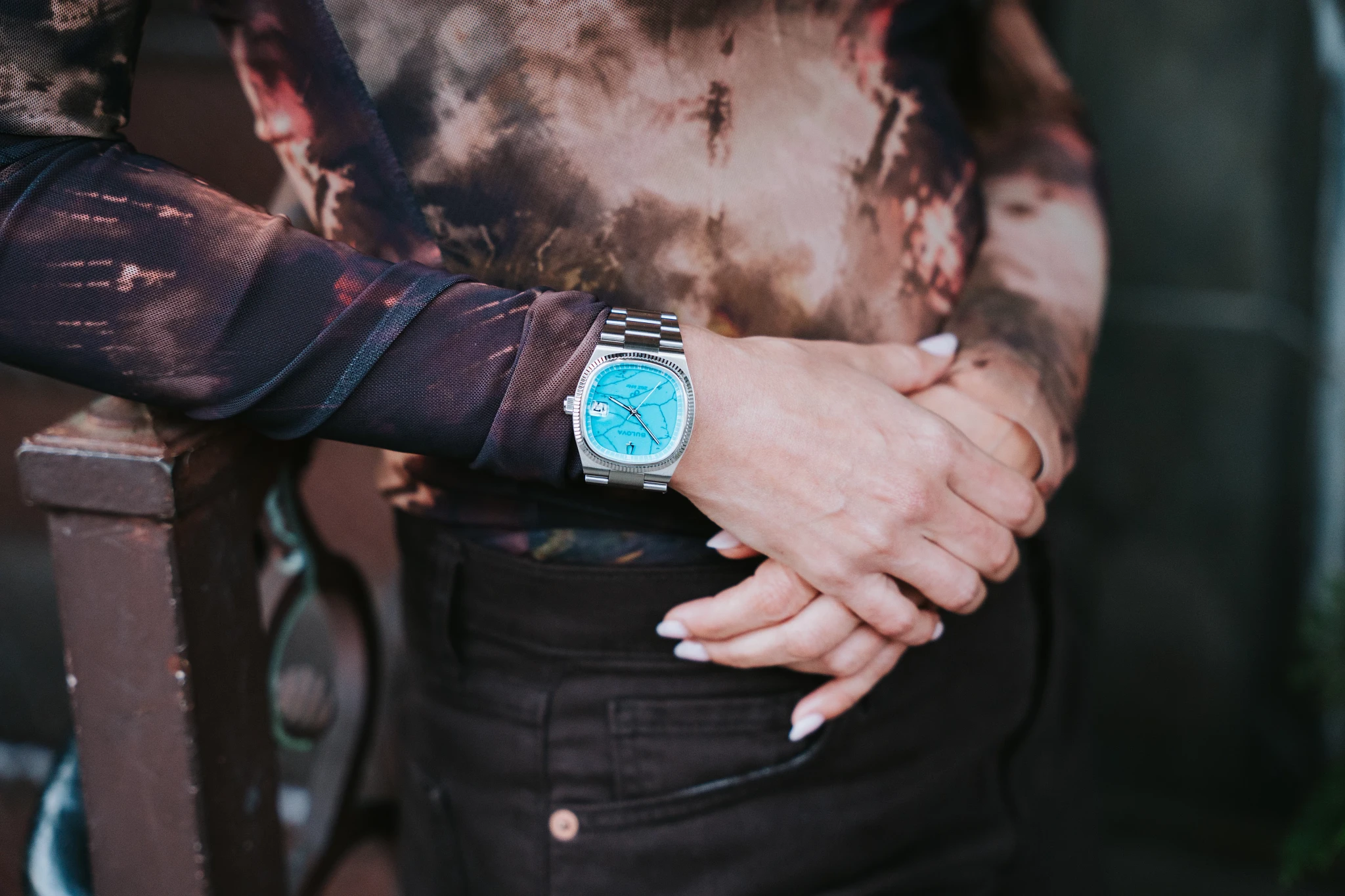 Dial Stainless Steel Bracelet Super Seville 96B455 | Bulova